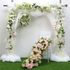 fleur en soie pour mariage, série blanche, haute qualité, fond de bricolage, décoration murale, accessoires de photographie, maison et hôtel