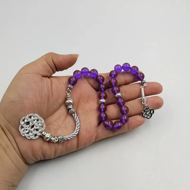 tasbih – bracelet en résine violette, accessoires à la mode turque, perles de prière à la main, cadeau eid misbaha tasbih – bracelet en résine violette, accessoires à la mode turque, perles de prière à la main, cadeau eid misbaha