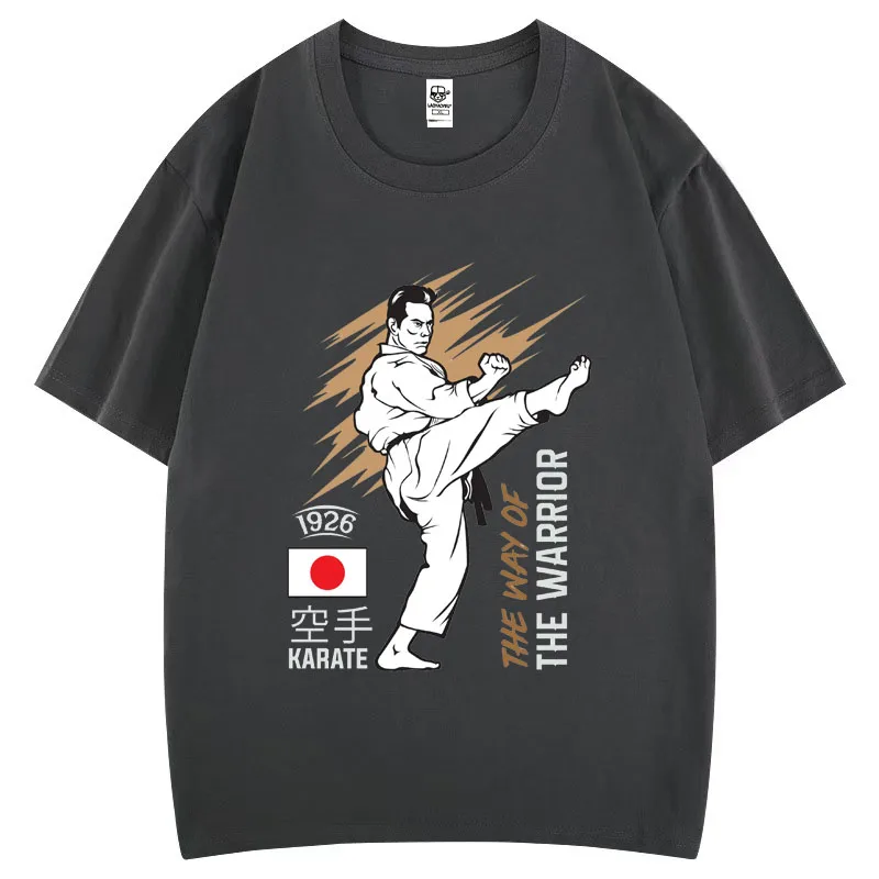 classique japonais karaté art martial coton t shirt unique sports de plein air confortable respirant impression hauts harajuku chemise décontractée classique japonais karaté art martial coton t shirt unique sports de plein air confortable respirant impression hauts harajuku chemise décontractée