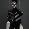 Veste à manches longues à paillettes pour hommes, rétro américain, tendance, rue, ample, décontractée, respirante, Niche, nouvelle veste pour hommes