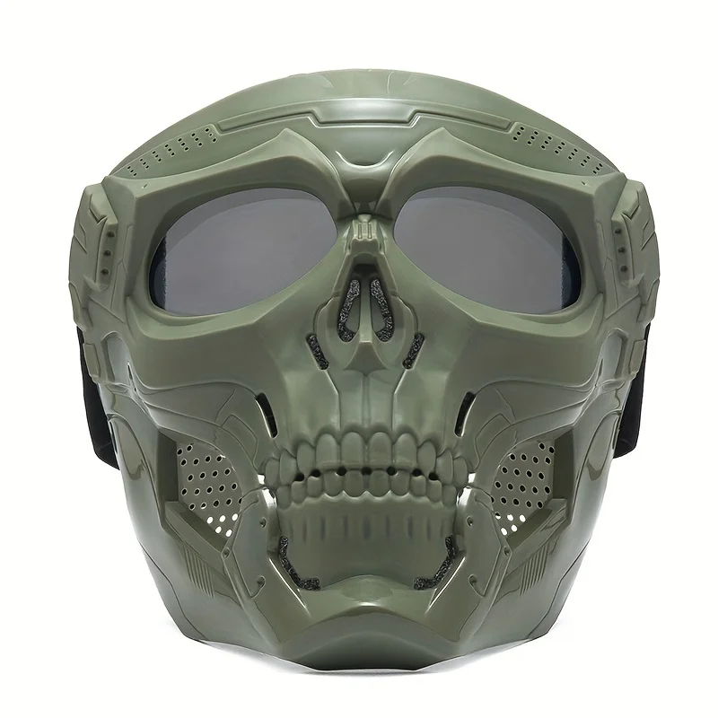 masque de crâne de moto, lunettes coupe vent, lunettes d'équitation pour sports de plein air, accessoires d'halloween, masque tactique coupe vent masque de crâne de moto, lunettes coupe vent, lunettes d'équitation pour sports de plein air, accessoires d'halloween, masque tactique coupe vent