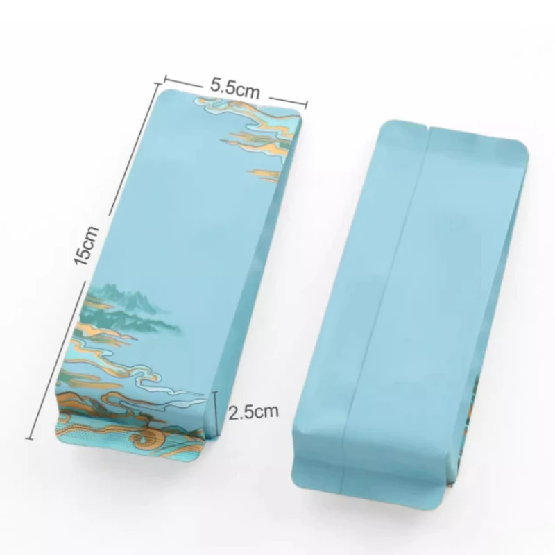 sac d'emballage de thé 15x5.5x2.5cm, sac d'emballage en aluminium, sac de rangement thermoscellé pour café, thé, sucre, sacs en aluminium haut de gamme sac d'emballage de thé 15x5.5x2.5cm, sac d'emballage en aluminium, sac de rangement thermoscellé pour café, thé, sucre, sacs en aluminium haut de gamme