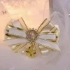 broches de nœud de ruban rétro pour femmes, épingles de bijoux de mariage, épingles de col, fleur, corsage, artisanat, mode