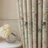 napearl village style imprimé rideau fenêtre ombrage rideau floral pour salon chambre décor à la maison 1 pc