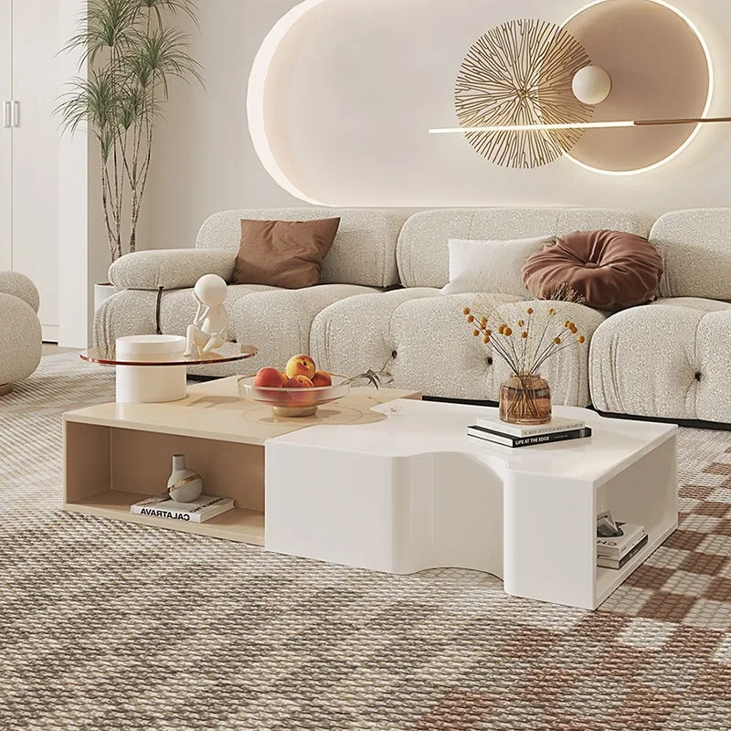 Table basse de rangement japonaise Design à couverture rigide Table basse de luxe minimaliste ensemble italien Muebles Para El Hogar meubles de maison Table basse de rangement japonaise Design à couverture rigide Table basse de luxe minimaliste ensemble italien Muebles Para El Hogar meubles de maison