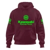 kawasaki moto logo 2025 printemps/été nouveau y2k mode tendance hommes à capuche sports de plein air vêtements de sport sweat à capuche pour femme