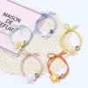Chouchous inspirés de HyunA bohème, nouveau Style coréen et japonais, fleurs créatives et mignonnes, accessoires pour cheveux queue de cheval