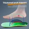 1 paire de semelles intérieures de sport en pu, haute élasticité, résistantes aux chocs, antibactériennes, anti odeur, respirantes, confortables pour coussin de chaussures