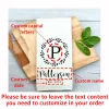 serviettes à thé personnalisées avec le nom et l'année, 1 pièce, accessoires de table de mariage exclusifs, maison, cuisine, salle de bain, cadeaux d'anniversaire