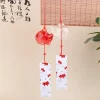 carillon éolien carillons verre japonais style poisson rouge jardin suspendu décor extérieur pendentif furin décoratif poisson ornement