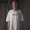 t shirt à manches courtes pour hommes, en coton harajuku, je déteste le sexe, lettre imprimée, punk hip hop, streetwear, vêtements gothiques y2k, haut ample, unisexe
