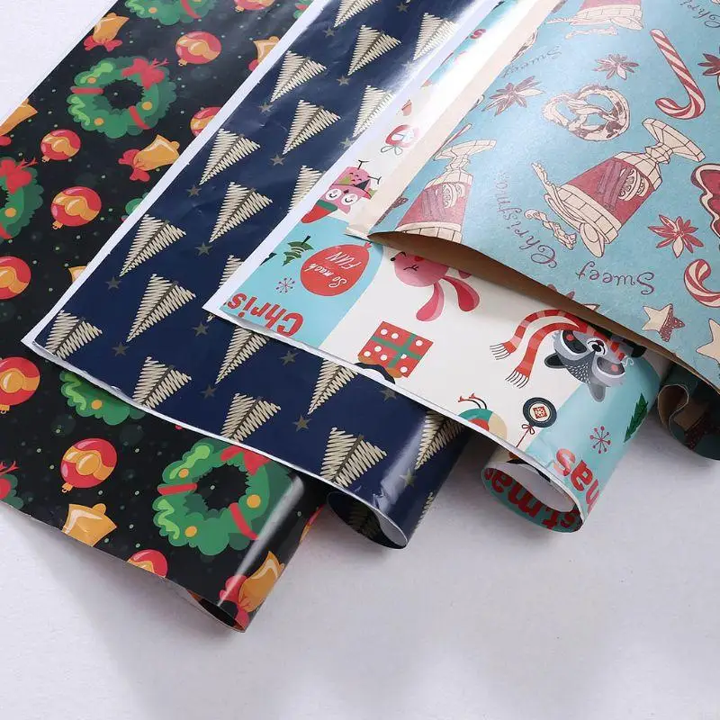 papier d'emballage noël 367a, 6 pièces, cadeau, emballage flocons neige, décor d'enveloppe bonhomme neige du papier d'emballage noël 367a, 6 pièces, cadeau, emballage flocons neige, décor d'enveloppe bonhomme neige du