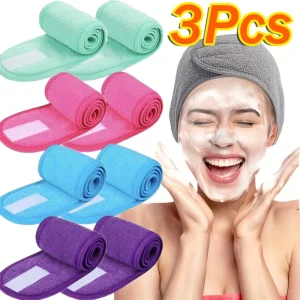 Bandeau réglable pour femmes, large bandeau pour Spa, Yoga, bain, douche, maquillage, lavage du visage, cosmétique, éponge douce, accessoires pour cheveux Bandeau réglable pour femmes, large bandeau pour Spa, Yoga, bain, douche, maquillage, lavage du visage, cosmétique, éponge douce, accessoires pour cheveux