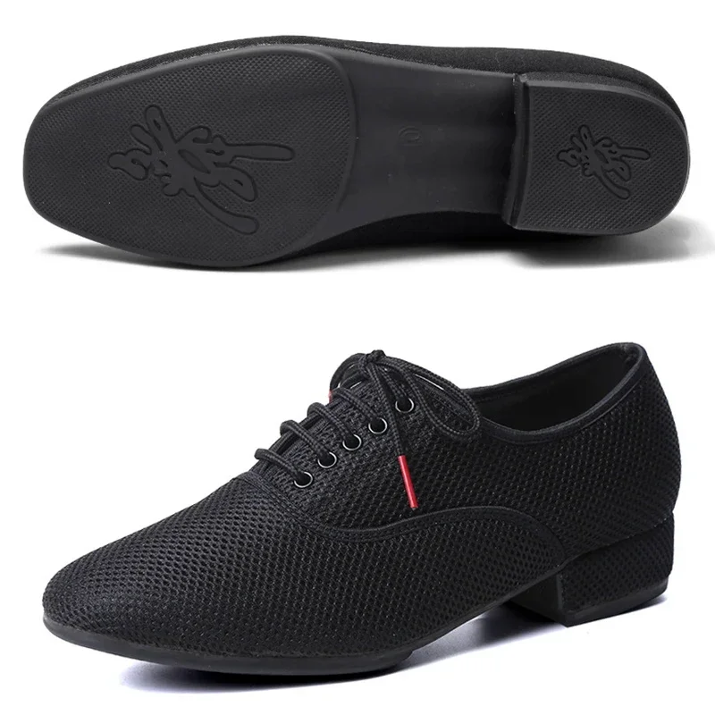 chaussures de danse latine pour hommes, salsa jazz, salle de bal, tango moderne, maille noire, semelle souple, entraînement de tennis, 39 46 chaussures de danse latine pour hommes, salsa jazz, salle de bal, tango moderne, maille noire, semelle souple, entraînement de tennis, 39 46
