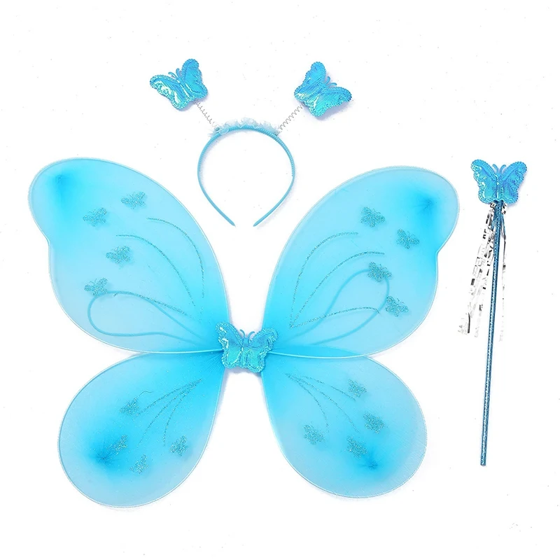 ailes de papillon pour filles, princesse, cadeaux de fête, ailes de fée pour enfants, déguisement de jeu de rôle, costume d'ange, bandeau, ailes, cadeau ailes de papillon pour filles, princesse, cadeaux de fête, ailes de fée pour enfants, déguisement de jeu de rôle, costume d'ange, bandeau, ailes, cadeau