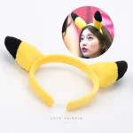 Accessoires pour cheveux de dessin animé Pokemon, bandeau Pikachu, oreilles mignonnes, couvre-chef de poupée en peluche, personnalisation de Selfie Accessoires pour cheveux de dessin animé Pokemon, bandeau Pikachu, oreilles mignonnes, couvre-chef de poupée en peluche, personnalisation de Selfie