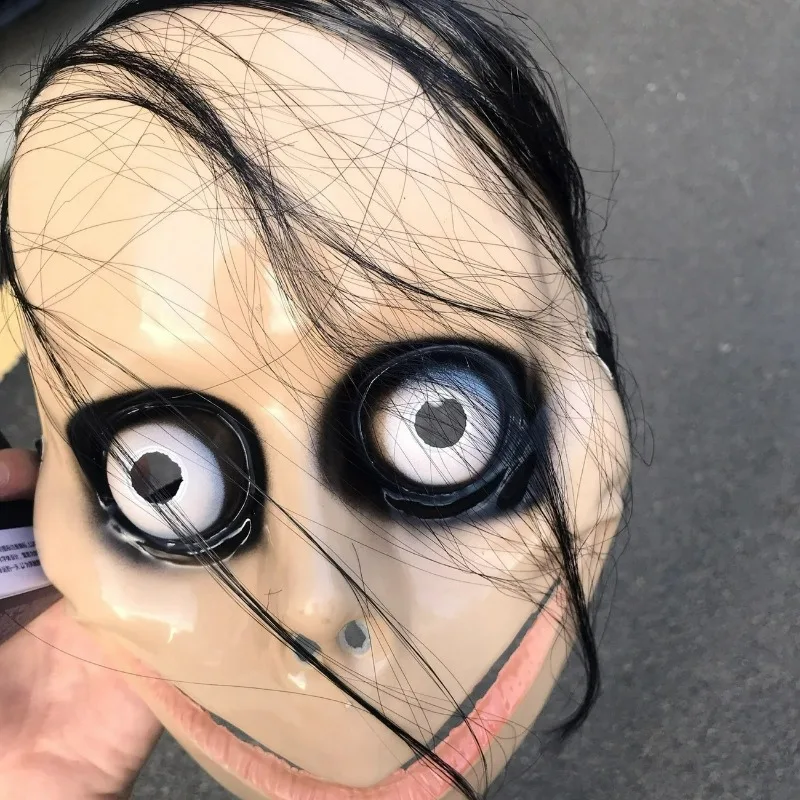masques faciaux d'horreur pour hommes et femmes, 1/2 pièces, accessoires d'halloween, masque de mascarade de fête, masque de cosplay amusant et effrayant pour cheveux longs masques faciaux d'horreur pour hommes et femmes, 1/2 pièces, accessoires d'halloween, masque de mascarade de fête, masque de cosplay amusant et effrayant pour cheveux longs