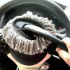 outil de nettoyage de brosse de plumeau de voiture en microfibre multifonctionnelle pour l'intérieur et l'extérieur de la voiture, plumeau lavable pour voiture, maison, cuisine