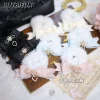 Bandeau en peluche avec nœud en biscuits pour filles, série de successions japonaises, Lolita Sweet Cute, accessoires pour cheveux polyvalents, bandeau de sauna, produit en masse