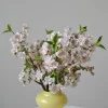 fausses fleurs de pêche artificielles, branche de prunier, décoration florale pour mariage, maison, vase de table
