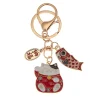 mignon unique sac pendentif chat chanceux enfants décoration style japonais pendentif carpe streamer femmes porte clés voiture porte clés