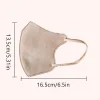 masque anti poussière tridimensionnel masques faciaux tissu masques de protection anti poussière jetables boucles auriculaires masque buccal mascarillas noir blanc
