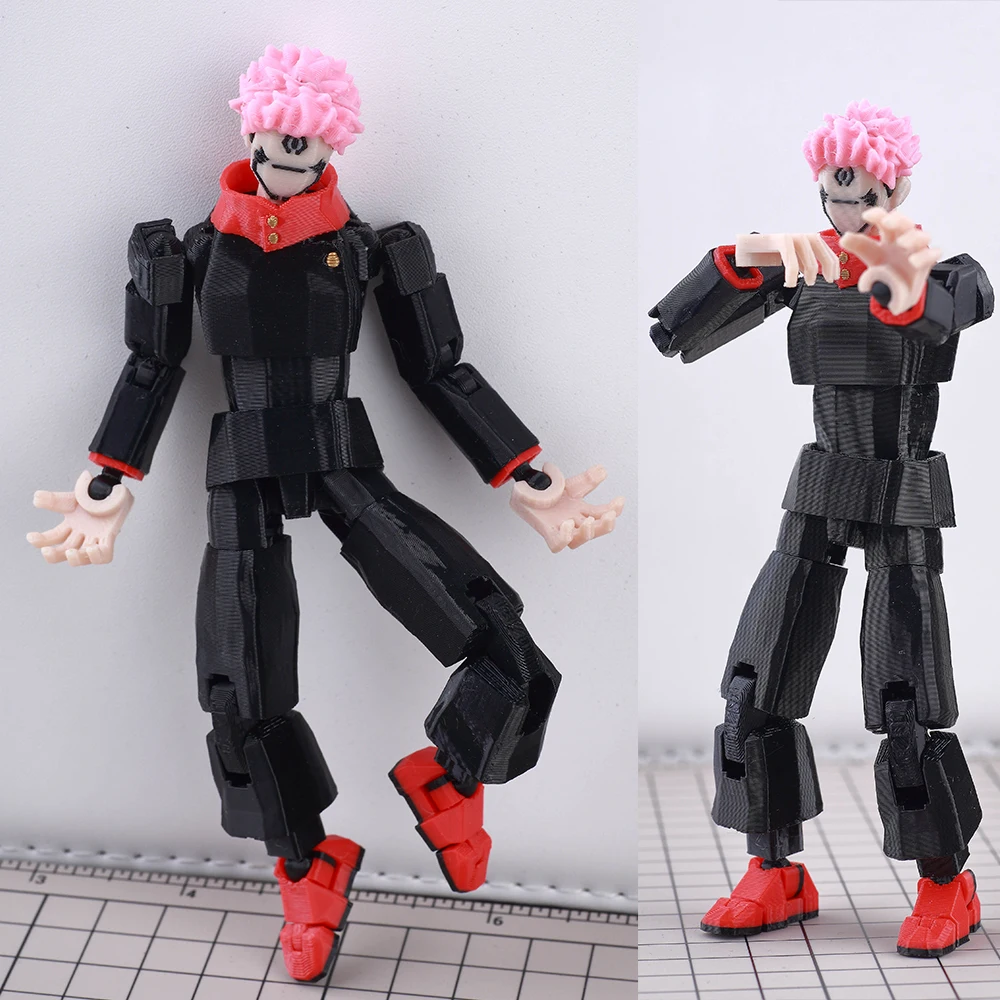 série jujutsu kaisen articulée multi joint 9l3d itadori yuji black flash ver. dunny13 lucky13 ornements périphériques faits à la main série jujutsu kaisen articulée multi joint 9l3d itadori yuji black flash ver. dunny13 lucky13 ornements périphériques faits à la main