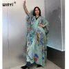 WINYI robe traditionnelle africaine musulmane pour femme abaya dubaï caftan de luxe robe de soirée élégante robe Maxi longueur couvertures de plage