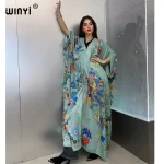 WINYI robe traditionnelle africaine musulmane pour femme abaya dubaï caftan de luxe robe de soirée élégante robe Maxi longueur couvertures de plage