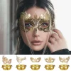 femmes hommes mascarade visage couverture ensemble sexy renard yeux masques fête déguisement cosplay costume métal vénitien mascarade masques