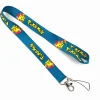 lanière de clé pokemon pikachu, motif de dessin animé, appareil photo portable, téléphone, corde de cou suspendue, décorations, cadeaux pour enfants