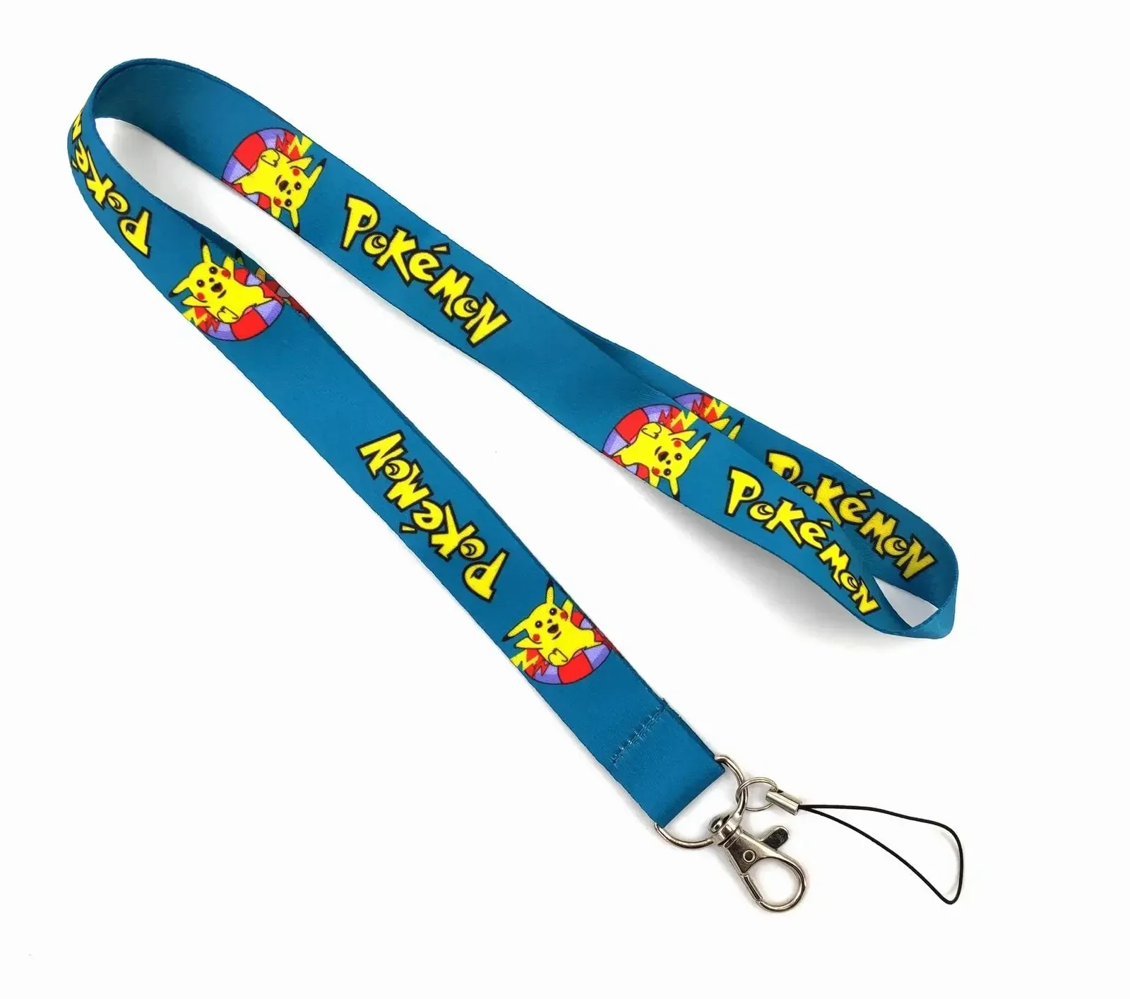 lanière de clé pokemon pikachu, motif de dessin animé, appareil photo portable, téléphone, corde de cou suspendue, décorations, cadeaux pour enfants lanière de clé pokemon pikachu, motif de dessin animé, appareil photo portable, téléphone, corde de cou suspendue, décorations, cadeaux pour enfants