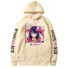 hosh37ai graphic printed hoodies for men and women, anime hooded, okr no ko clothes, casual at hoodies, classic sweatshirt, harajuku streetwear