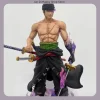statue de pose debout roronoa zoro, 32cm, une pièce, modèle animé, figurine pour collection de cadeaux d'anniversaire