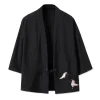 # Veste Kimono en coton et lin pour hommes, coupe-vent de Style chinois traditionnel, Cardigan rétro, grande taille 5XL, printemps été 4206 # Veste Kimono en coton et lin pour hommes, coupe-vent de Style chinois traditionnel, Cardigan rétro, grande taille 5XL, printemps été 4206