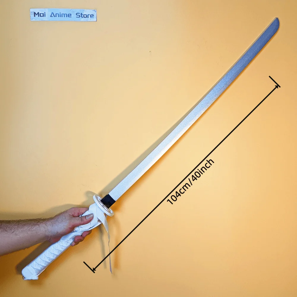 40in rukia blanc katana original samouraï sabre taille japonais katana ninja eau de javel anime épée cosplay accessoire couteau lame jouet cadeau 40in rukia blanc katana original samouraï sabre taille japonais katana ninja eau de javel anime épée cosplay accessoire couteau lame jouet cadeau