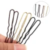 Épingles à cheveux et clips en forme de u pour couvre chef, 50mm, 50 pièces, accessoires pour femmes et filles, décoration de tête de mariage pour mariée