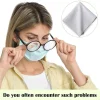 10 pièces anti buée daim lunettes tissu réutilisable microfibre anti buée lunettes tissu lunettes lentille anti buée téléphone portable lingettes de nettoyage