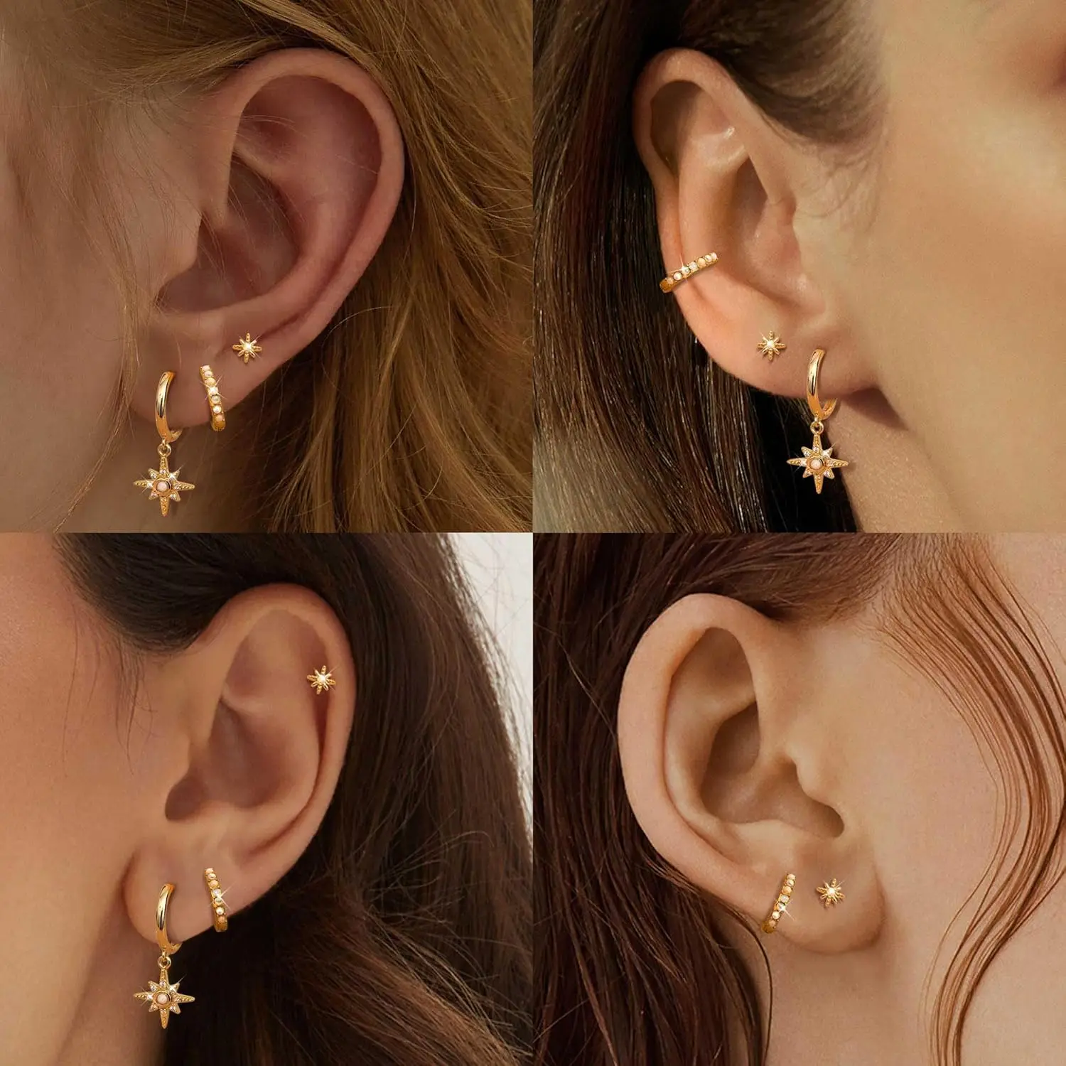 bobisty 3 paires de boucles d'oreilles créoles pour femmes plaquées or balancent cerceau boucles d'oreilles piles boucles d'oreilles délicates cartilage piercing bijoux bobisty 3 paires de boucles d'oreilles créoles pour femmes plaquées or balancent cerceau boucles d'oreilles piles boucles d'oreilles délicates cartilage piercing bijoux