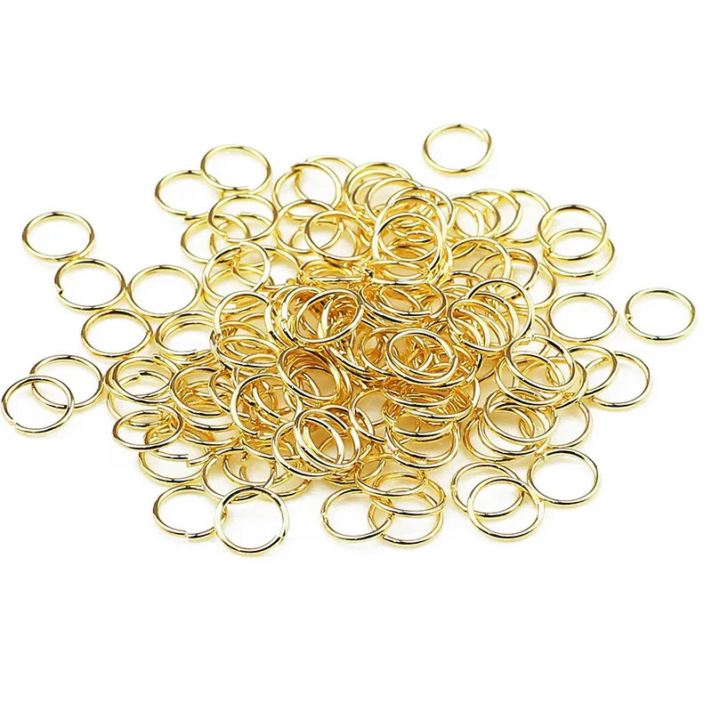 kc – ensemble de bagues de saut ouvertes en alliage de couleur or, kit d'accessoires pour bricolage, bracelet, collier, chaîne, fournitures de fabrication, résultats 4 6 8mm kc – ensemble de bagues de saut ouvertes en alliage de couleur or, kit d'accessoires pour bricolage, bracelet, collier, chaîne, fournitures de fabrication, résultats 4 6 8mm