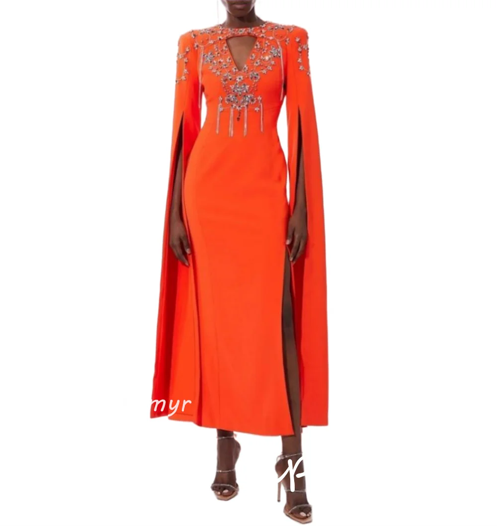 robe de soirée formelle personnalisée de style moderne, col rond, ligne a, perles, glands, sur mesure, pour vinc, bal robe de soirée formelle personnalisée de style moderne, col rond, ligne a, perles, glands, sur mesure, pour vinc, bal