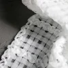 tissu jacquard texturé pour robe de mariée, compilation blanche, vêtements imbibés, créateur, ins photo