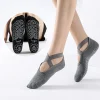 chaussettes de pilates coordonnantes en coton respirant pour femmes, bandage de yoga, fitness, danse, ballet, sport, haute qualité