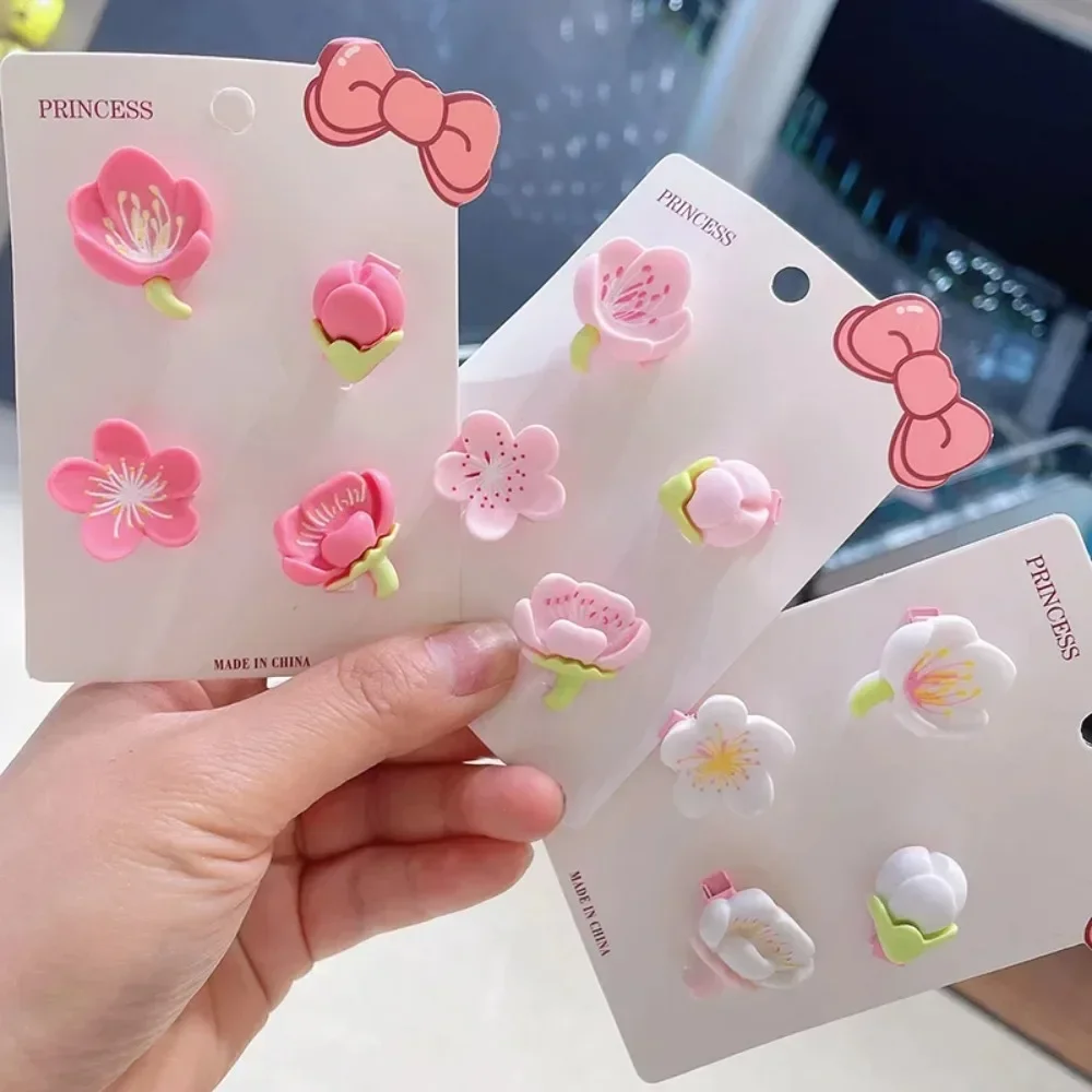 Épingles à cheveux Peach None Blossoms pour femmes et filles, pince à cheveux, vêtements de sauna, accessoires de dessin animé, tulipe Sakura, cordon à cheveux fleur, ornement, nouveau Épingles à cheveux Peach None Blossoms pour femmes et filles, pince à cheveux, vêtements de sauna, accessoires de dessin animé, tulipe Sakura, cordon à cheveux fleur, ornement, nouveau