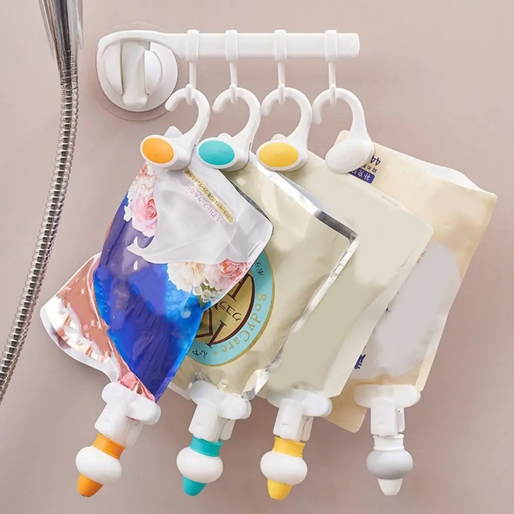 presse agrumes de contrôle de liquide en sac en silicone, à l'envers, pochette de distribution de shampoing de style japonais, économie de travail presse agrumes de contrôle de liquide en sac en silicone, à l'envers, pochette de distribution de shampoing de style japonais, économie de travail