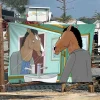 bojack horseman bannière art impression drapeau mural japonais anime tenture murale décor à la maison