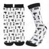 chaussettes fantaisie unisexes pour coiffeur, chaussettes décontractées drôles pour coiffeur, cadeau