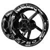 Autocollant de roue Kawasaki Z750, autocollant de jante en vinyle, Logo Autocollant de roue Kawasaki Z750, autocollant de jante en vinyle, Logo
