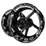 Autocollant de roue Kawasaki Z750, autocollant de jante en vinyle, Logo