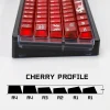 kbdiy nichirin épée thème keycap rouge mat translucide anime pc keycaps profil cerise pour 60 wooting clavier mécanique gamer
